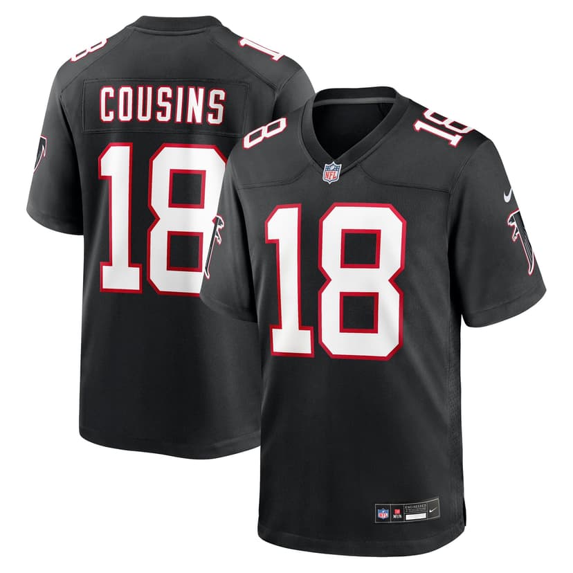 Kirk Cousins — Nike Alternate Game Player Jersey (Black)