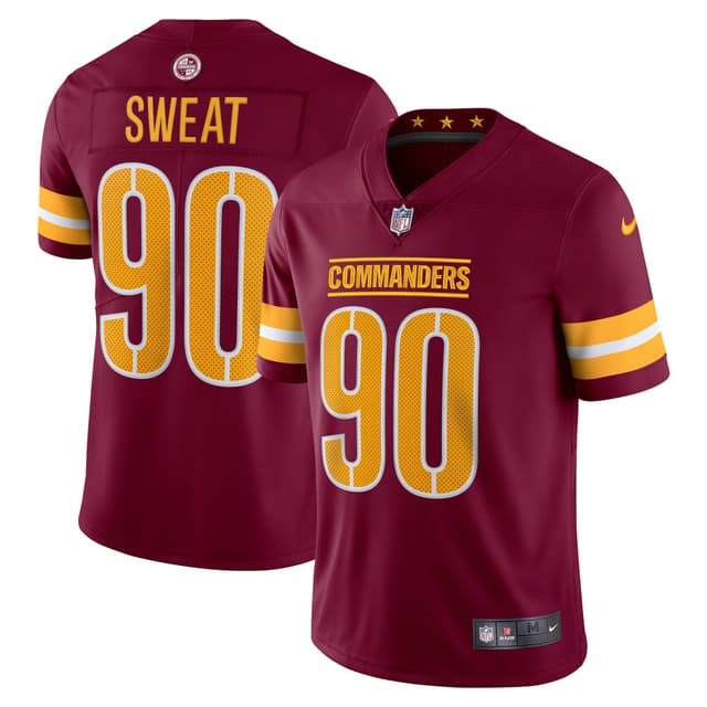 Montez Sweat — Nike Vapor Limited Jersey (Burgundy)