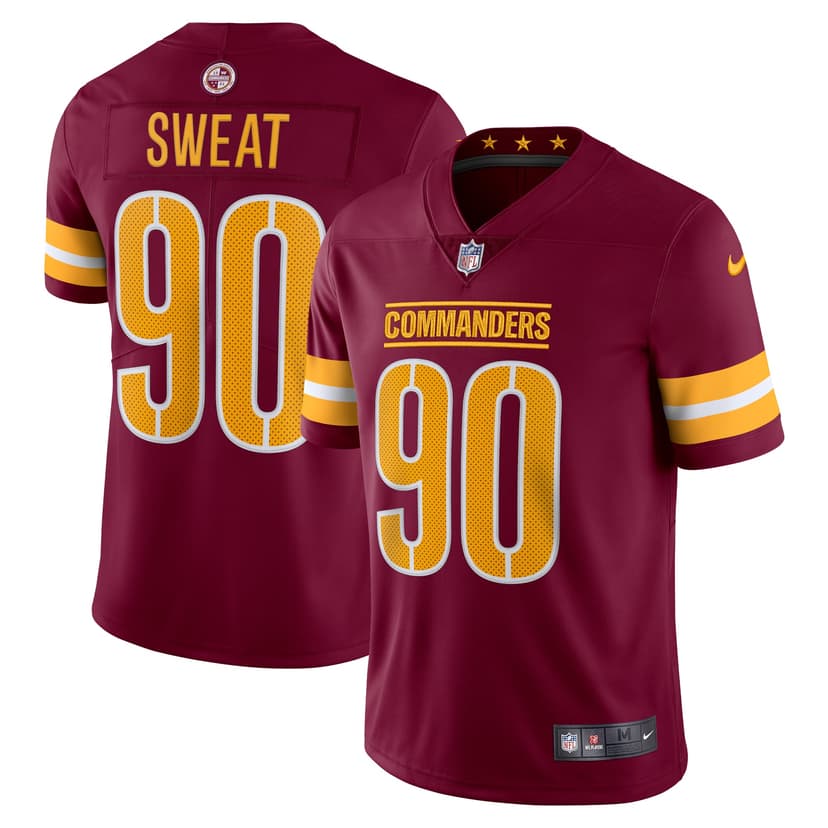 Montez Sweat — Nike Vapor Limited Jersey (Burgundy)