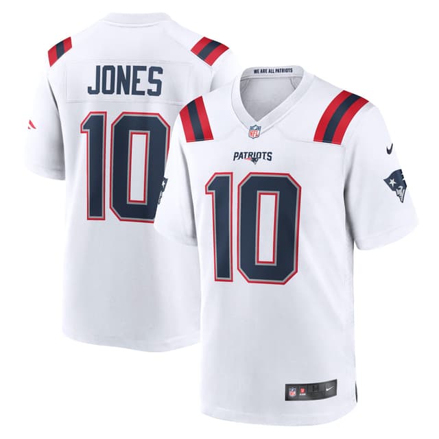 Mac Jones — Nike Player Game Jersey (White)